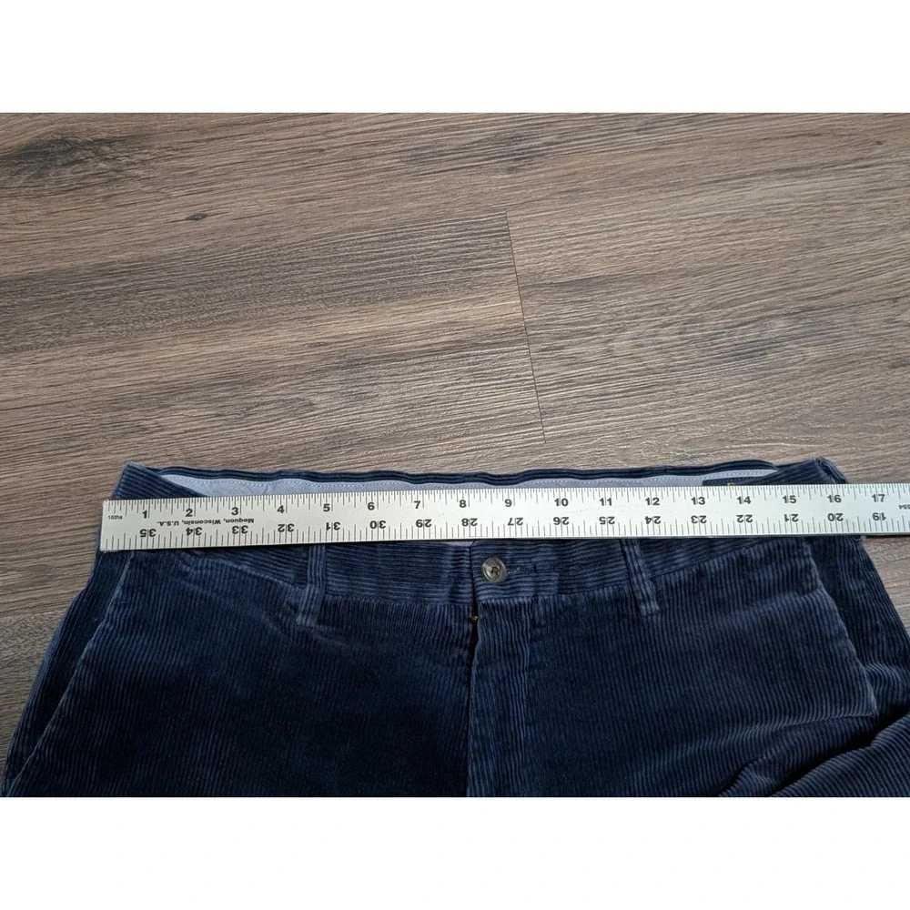 Polo Ralph Lauren Mens Corduroy Pants Classic Fit Navy Blue‎ 34x30 READ!